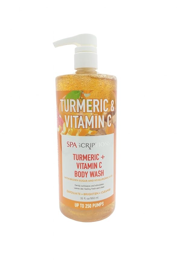 SpaScriptions Turmeric + Vitamin C Body Wash – 32 fl oz