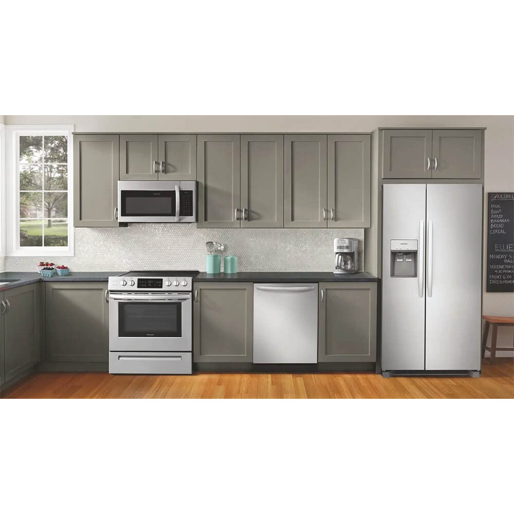 Frigidaire 36.1 in. 22.3 cu. ft. Counter Depth Side-by-Side Refrigerator in Stainless Steel
