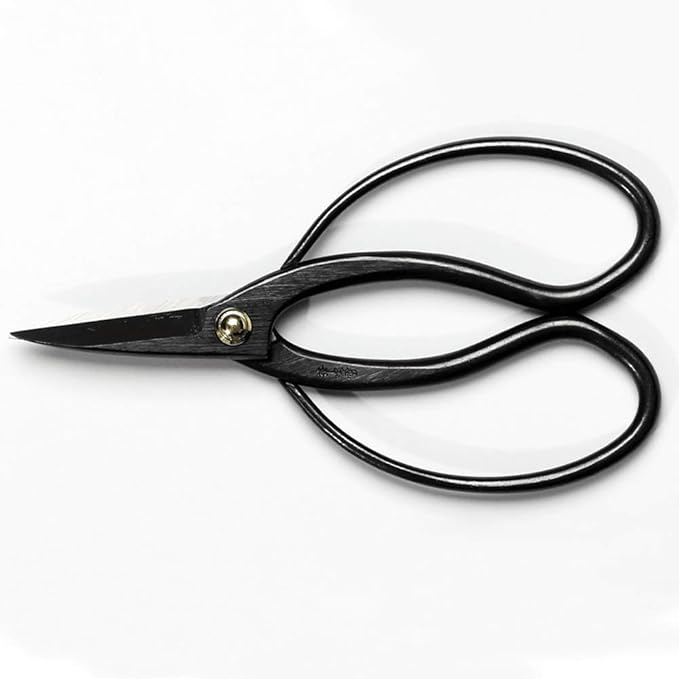 Wazakura Japanese Bonsai Trimming Care Kit Made in Japan - Traditional Bonsai Scissors 7inch(180mm) + Sap Rust Eraser Gift Box Set