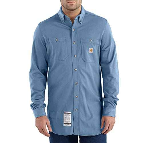 Carhartt Mens Flame Resistant Force Cotton Hybrid Shirt (Big & Tall)