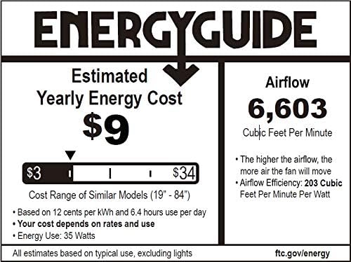 Minka-Aire F864L-Orb/Sg Barn 65 Smart Ceiling Fan With Led Light And Dc Motor In Oil Rubbed Bronze With Seashore Gray Blades
