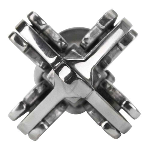 Extreme Max 3006.6672 BoatTector Stainless Steel Folding/Grapnel Anchor - 1.5 lbs. (Pack of 2)