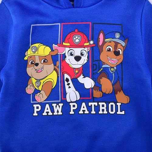 Paw Patrol Nickelodeon Chase, Rubble and Marshall Boys Hoodie for Toddlers and Big Kids
