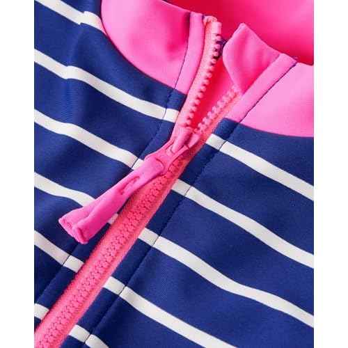 Gymboree Girls' and Toddler Long Sleeve Rashguard One Piece Swimsuit