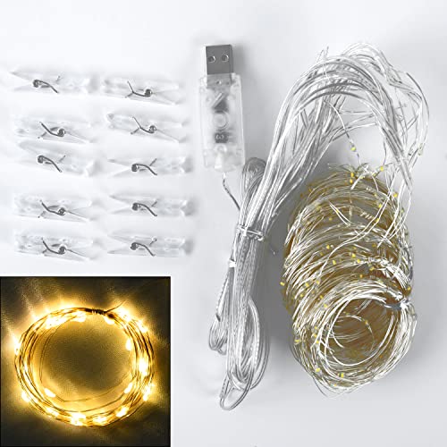 10ft x 10ft White Tulle Backdrop Curtain with Lights String for Parties Wedding Bridal Shower Sheer White Curtain Backdrop...