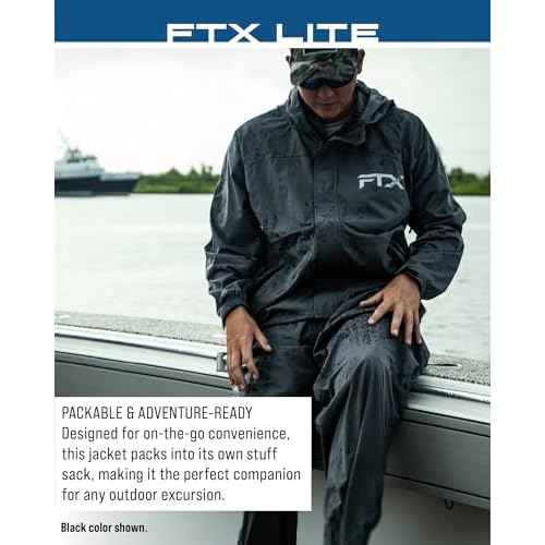 FROGG TOGGS mens Ftx Lite Rain Jacket ? Waterproof, Breathable, Stretch Comfort