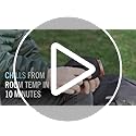 HOST Insta-Chill Can Cooler Flexible Freezable Gel and Ice Pack for Regular 12 oz Cans, Black