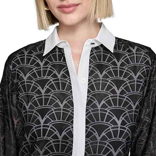 KARL LAGERFELD Women's Soft Everyday Blouse