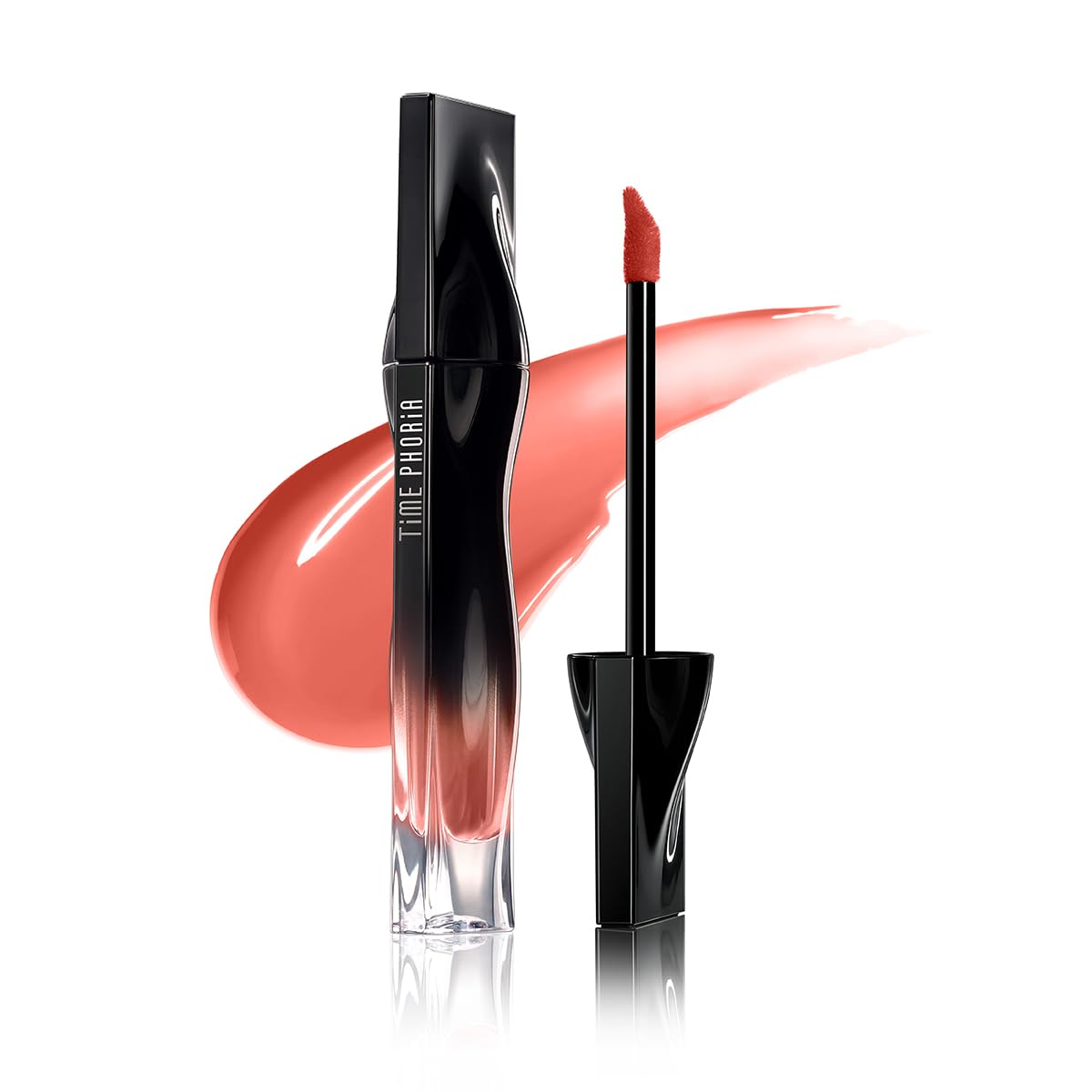 TIMEPHORIA Stellar Dust Lip Stain 12 Pulse, Transfer-Proof & Smudge-Proof Lip Gloss, Pinkish Coral Tinted Glossy Finish, High-Pi
