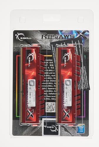 G.Skill Ripjawsx Series Ddr3 Ram (Xmp) 16Gb (2X8Gb) 1600Mt/S Cl10-10-10-30 1.50V Desktop Computer Memory U-Dimm (F3-12800Cl10D-1