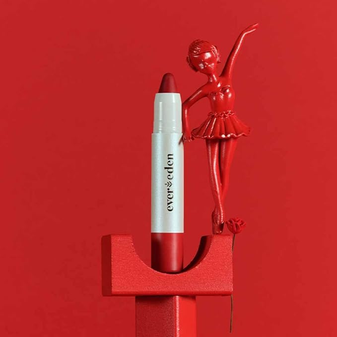 Evereden Kids Fantasy Face Crayon: Ladybug - Non Toxic Makeup & Multi-Purpose Face, Eye, & Lip Crayon - Creamy Clean & Vegan Makeup for Kids - Safe for Sensitive Skin