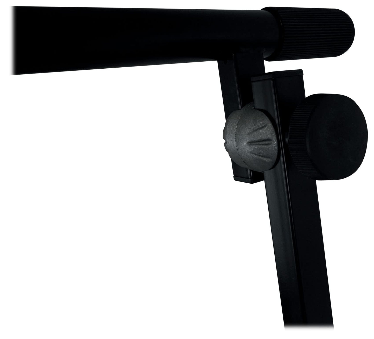 Rockville Z55 Z-Style 2-Tier Piano Keyboard Stand W/ Bag & Headphone Hook - Portable & Sturdy, Height & Width Adjustable, Fits 5