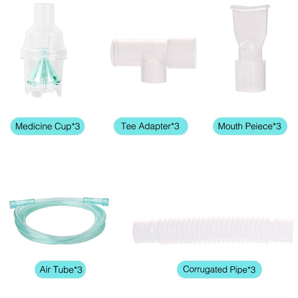 3 Sets Medication Nebulizer Kit for Home Use