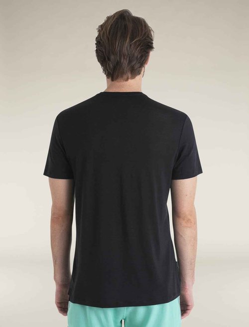 Icebreaker Men’s 125 Cool-Lite Merino Blend Sphere III Short Sleeve T-Shirt - Black - Large