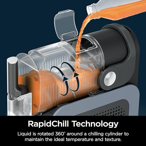 Ninja SLUSHi Professional Frozen Drink Maker with RapidChill Technology, Frozen Drink & Slushie Machine, 5 Preset Programs, Frozen Margaritas, Frappés, and More, Grey, FS301C, (Canadian Version)
