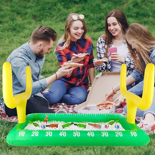 Erweicet 2pcs Football Inflatable Cooler for Parties Serving Bar for Football Party Supplies Super Bowl Party Decorations
