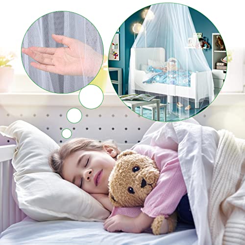 VISATOR Mosquito Net Bed Canopy for Girls,King Canopy Bed Curtains Queen Size from Ceiling,Dome Mosquito Netting Bed Tent ...