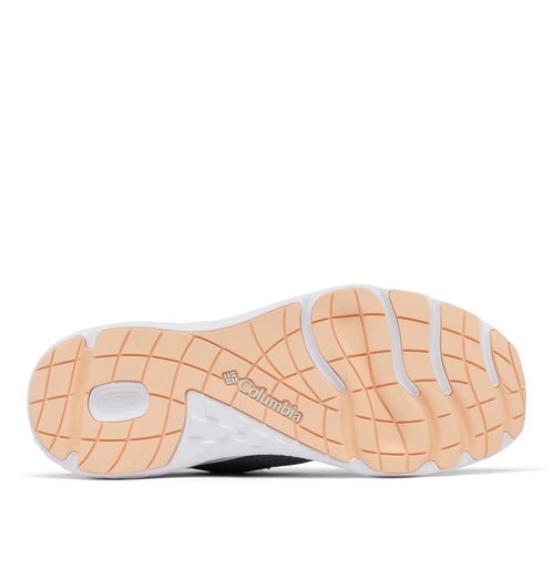 Columbia Womens PFG Castback Non Slip Boat Shoe, Grey Ash/Peach Fizz, 5.5