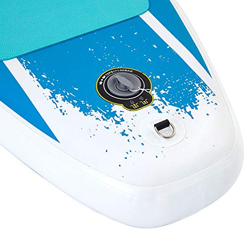 Bestway Inflatable Stand Up Paddle Board | Inflatable SUP for Adults and Kids | 6" Thickness | Kit Includes Adjustable Alu...