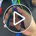 Saltwater Fishing Pliers, Split Ring Pliers with Safety Lock, with Sheath and Lanyard Green