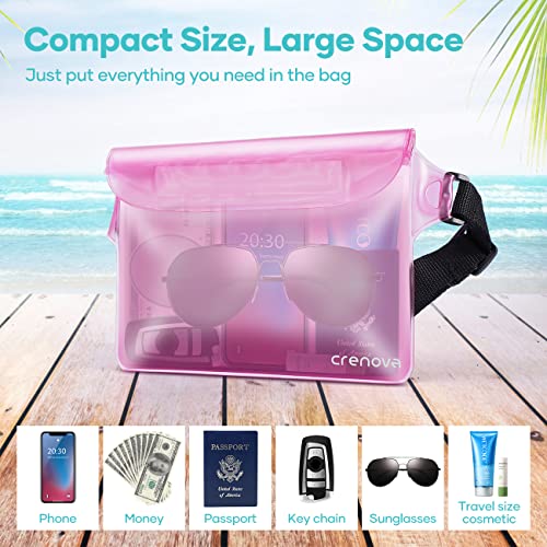 Waterproof Fanny Packs for Women, Sandproof Dry Bag for Beach, Water proof Pouch for Phone Passport Purse, Floating Waterp...