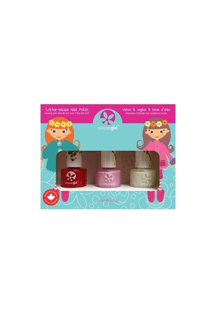 Suncoat Product Inc. Non Toxic Peelable Children's Nail Polish Set, Ballerina Beauty