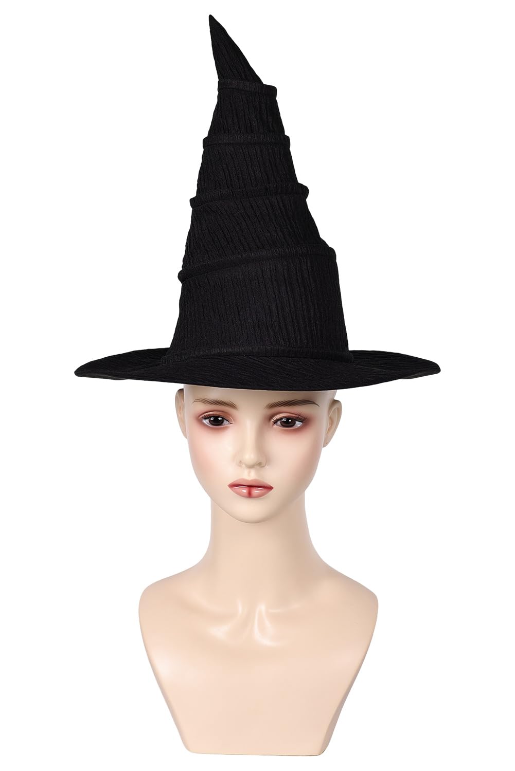 Pacreck Women Witch Cosplay Glasses Wizard Costume Accessories Movie Halloween Cosplay Outfits Props (Black, One Size)
