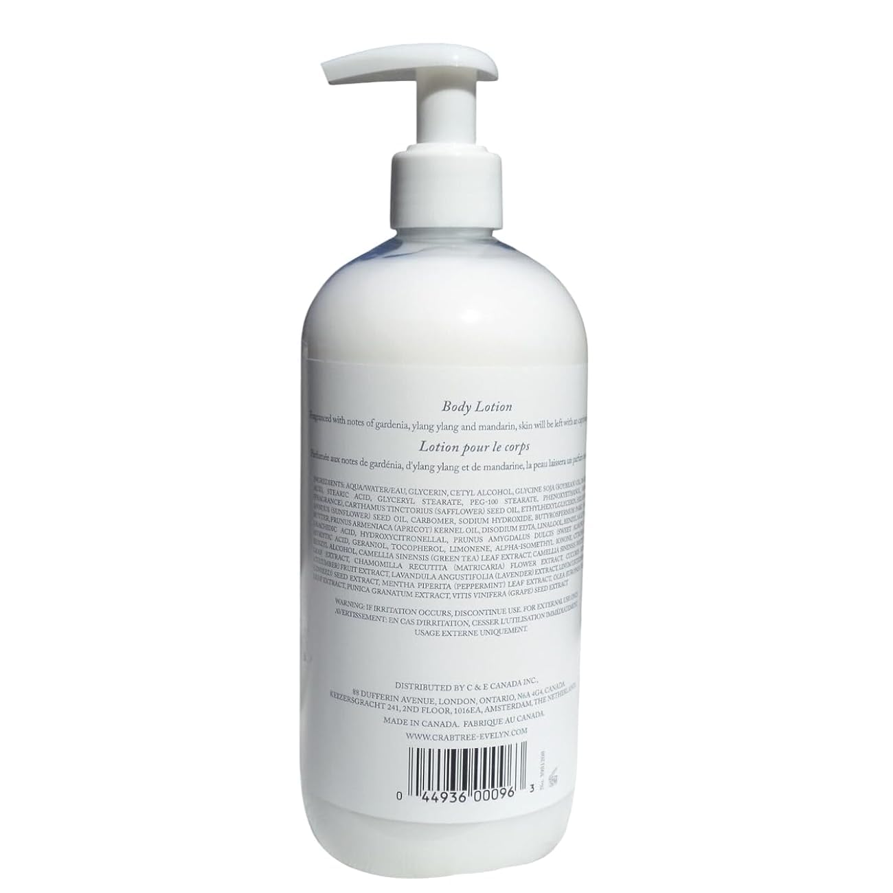 Crabtree & Evelyn WISTERIA Body Lotion 16.9 fl oz
