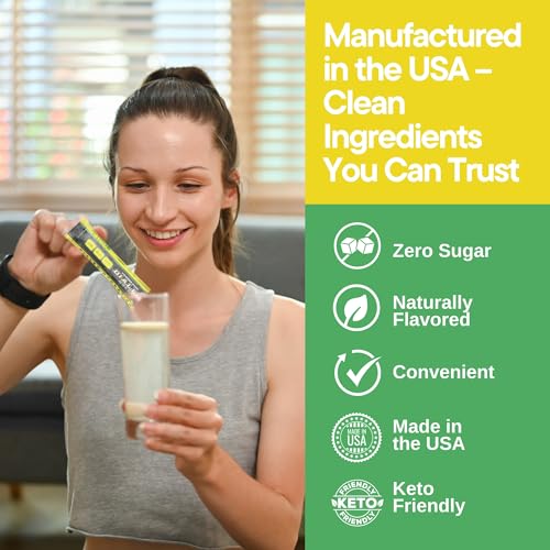 DIALED MOODS Electrolyte Powder - Citrus Circuit – Electrolyte Hydration Powder Packs, Sugar-Free Hydration for Athletes, ...