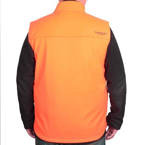 EDTREK Waterproof and Windproof Performance Vest With Plenty Pockets - Quiet and Versatile Hunting Vest (Blaze Orange, X-Large)