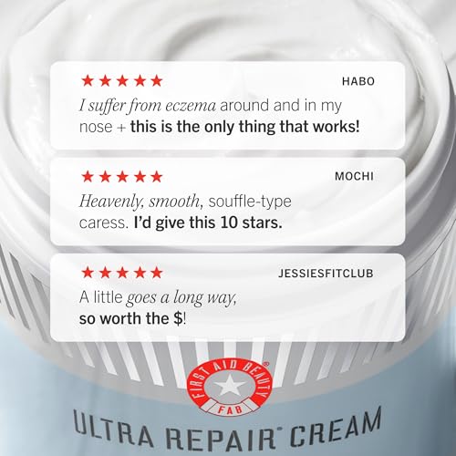 First Aid Beauty - Ultra Repair Cream, Intense Hydration Whipped Colloidal Oatmeal, Clinically Proven to Strengthen Skin B...