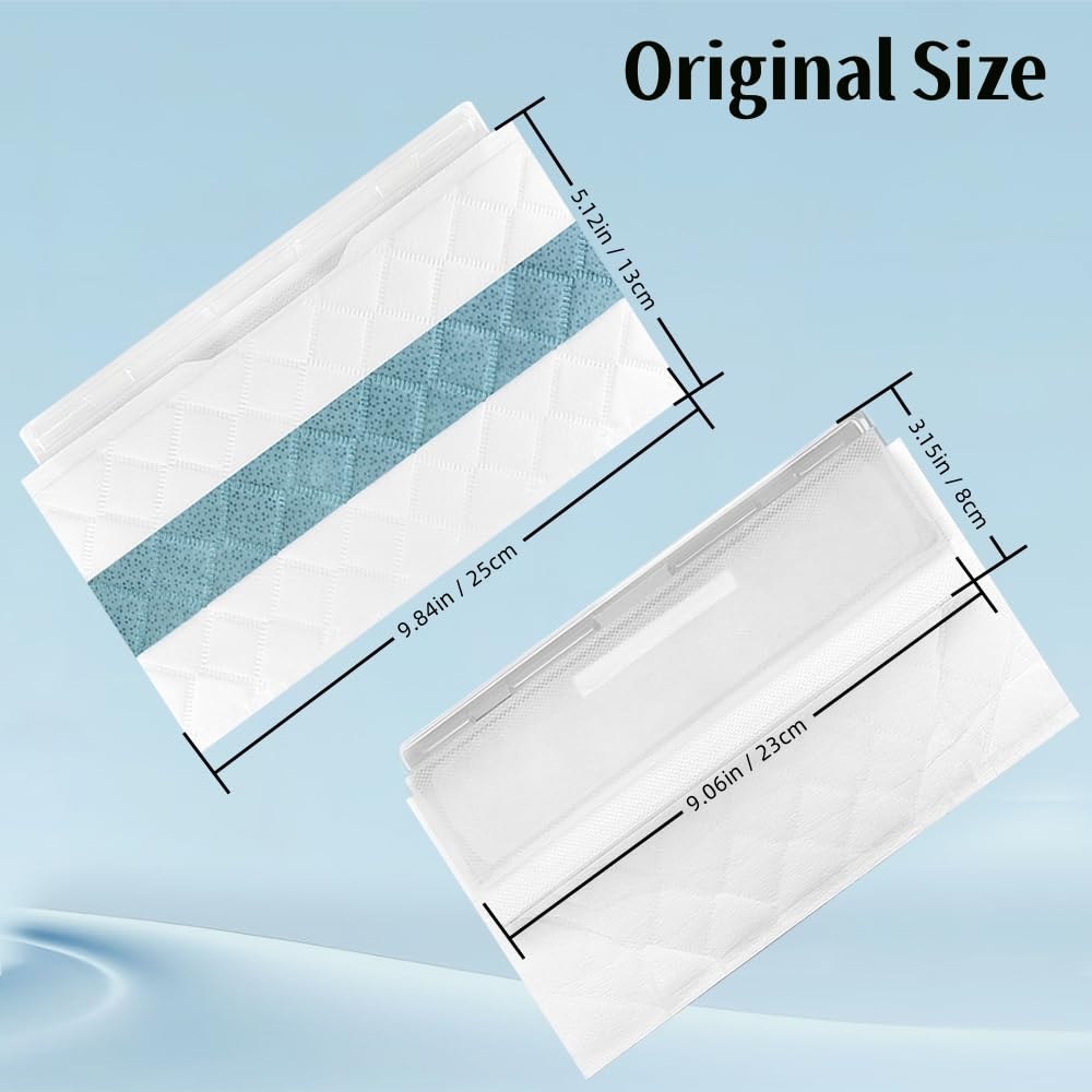 KVLZ Disposable Hard Floor Pad Refills, Compatible with Shark VACMOP Pro VM252 VM251 VM250 VM200 VC205 QM250 VM190 VM200P12 VMP30 for use on All Sealed Floors (30-PCS)
