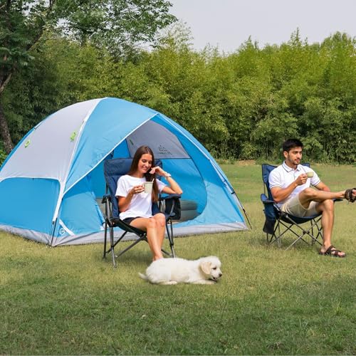JELUCAMP 1/2/4/5/6 Person Dome Tents for Camping, Lightweight Portable Backpacking Tent, Small Easy Set Up Outdoor Waterpr...
