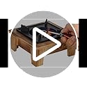 Jerliflyer Alcohol Wood Stove,Japanese Portable Stove Belly Stove for Outdoor Picnic for Soup Pot Roasting Pan Kettle