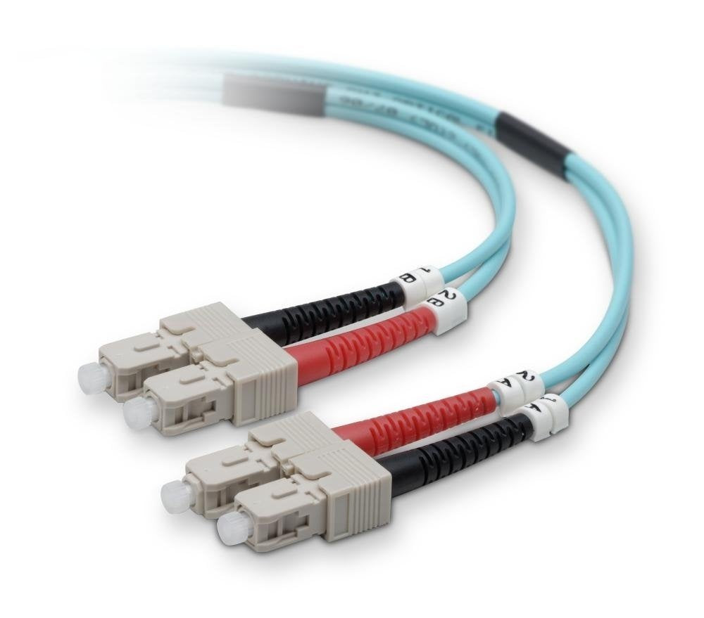 Belkin Om3 Lo Sc/Sc 50/125 10Gb Multimode Aqua Fo Cable (2-Meter)