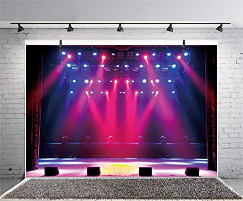 Yeele 10x8ft Stage Concert Backdrop Lighting Nightclub Musical Hall Club Background for Photography Sing Dance Performance...