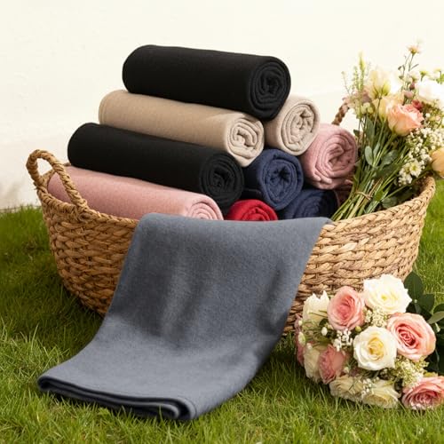 CULVE 24 Pack Fleece Throw Blanket 50x60 - Soft Lightweight Blankets in Bulk for Wedding, Gifts Pet Home Bed Sofa Couch Of...