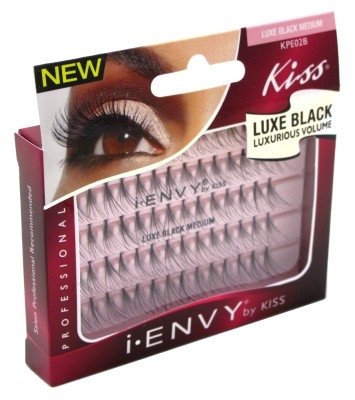 iENVY Individual Lashes Luxe Black Flare Knotted Lashes 70PCS Medium (3 Pack)