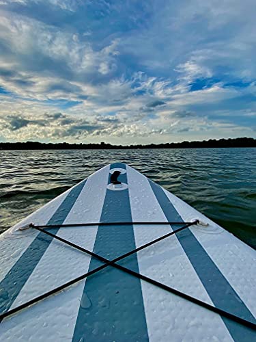 Addfun Inflatable 10'6 Stand Up Paddle Board W/ Durable 6”(15cm) double layer