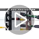 Ghosthorn Fishing Pole Rod Racks Wall or Ceiling Mounted Fishing Pole Rod Holders for Garage Storage Organizer Fishing Gea...
