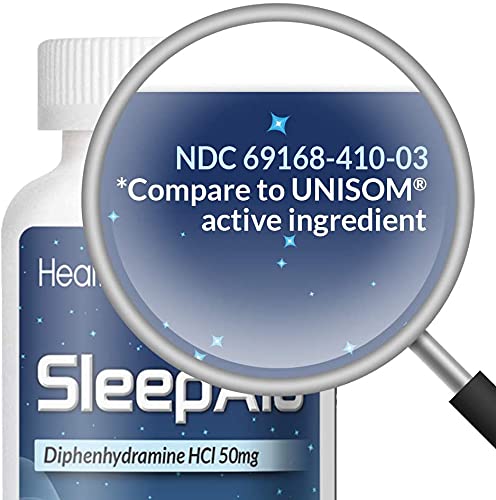 HealthA2Z Sleep Aid, Diphenhydramine Softgels, 50mg, Supports Deeper, Restful Sleeping (250 Counts) (Pack of 2)