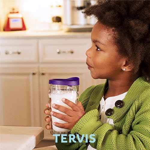 Tervis Made in USA Double Walled Dinosaurs Insulated Tumbler Cup Keeps Drinks Cold & Hot, 10oz Wavy - No Lid, Clear
