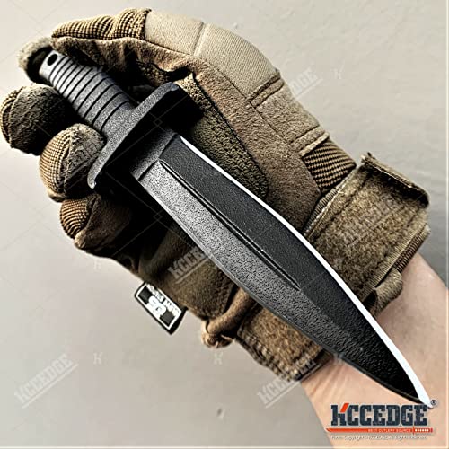 Tactical Knife Hunting Knife Survival Knife 7" Spear Point Blade w/ Fire Starter In Pressure Retention Sheath Fixed Blade ...