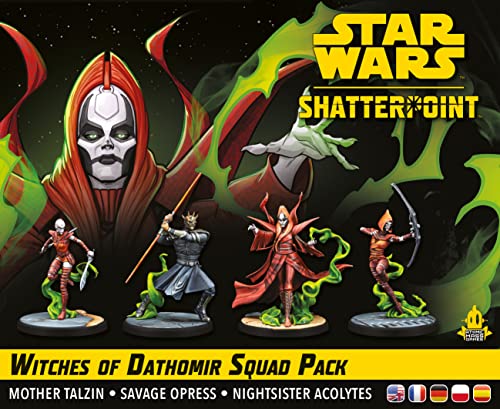 Star Wars Shatterpoint Witches of Dathomir SQUAD PACK - Tabletop Miniatures Game, Strategy Game for Kids and Adults, Ages 14+, 2 Players, 90 Minute Playtime, Made by Atomic Mass Games