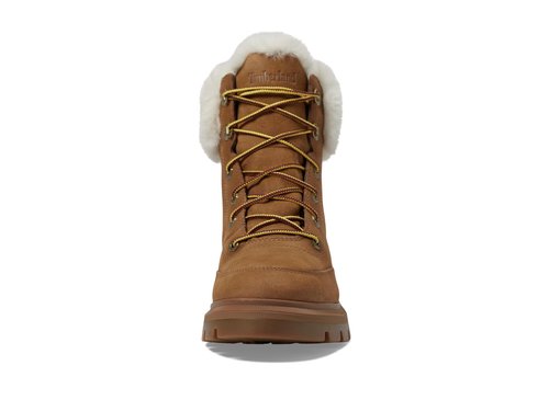 Timberland Women's Cortina Valley Winter Hiker WP Boot, Medium Brown Nubuck, 6