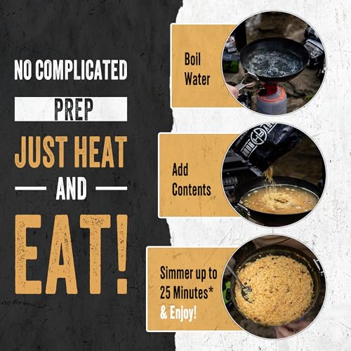 Ready Hour Beans Trio with Rice Kit Bucket (100 Servings) Survival Beans and Rice, Survival Food Storage, Emergency Prepar...