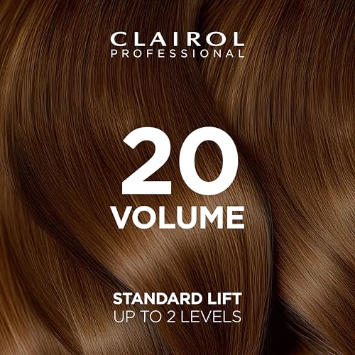 Clairol Professional Clairoxide Pure White 20 Volume Creme Developer, 8 Fl Oz (Pack of 1)