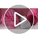 40Pcs Valentines Day Party Heart Decorations - Red Pink White Paper Honeycomb Hearts Balls Hanging, Valentine's Decor for ...