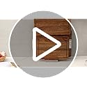 Acacia Wood Cutting Board Set with Holder – 4 Piece Wooden Cutting Board Set with Stand – Reversible Charcuterie Tray with...