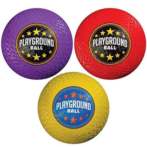 Franklin Sports Kids Playground Balls - Rubber Kickballs + Playground Balls For Kids - Great for Dodgeball, Kickball, 4 Square + Schoolyard Games - 8.5¡± Diameter